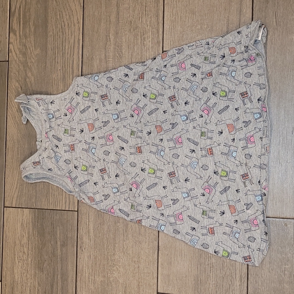 Girls Gap Size 5 Tank Top Llama Dress